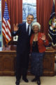 President Obama Vulcan salute Via @RealNichelle