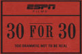 30 For 30 Documentaries Re-Upped at ESPN
