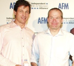 Michael Pare and Uwe Boll