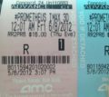 Prometheus Rated R, According to... Movie Ticket?