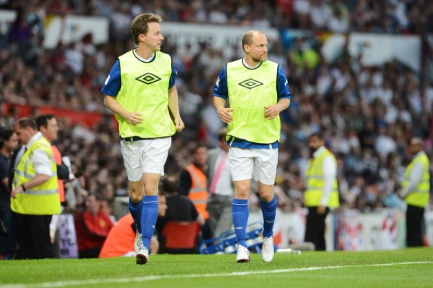 Edward Norton, Woody Harrelson - Soccer Aid