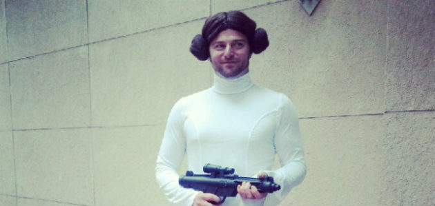 Comic-Con cosplay - Dude Leia