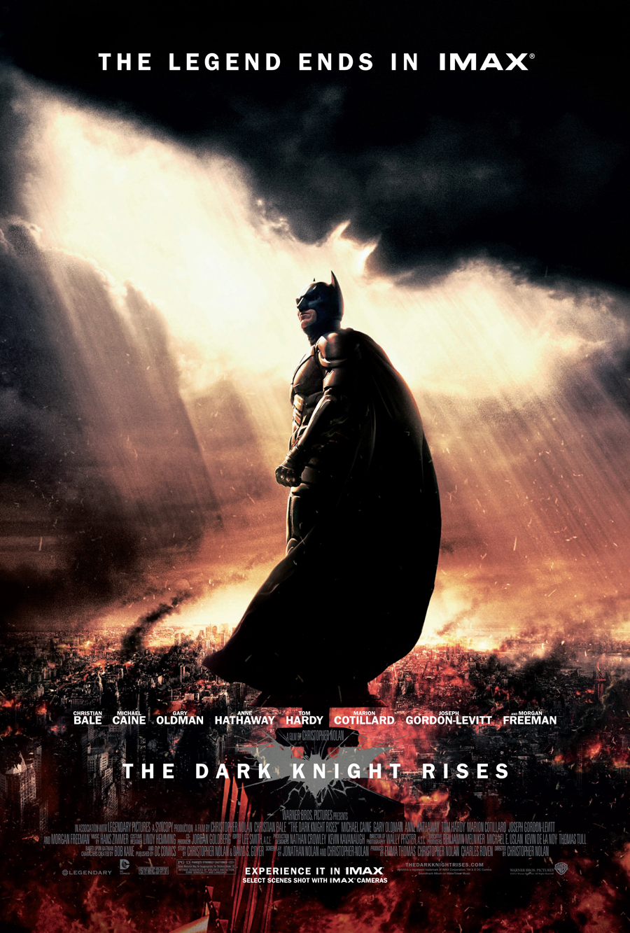 The Dark Knight Rises - IMAX - Batman poster