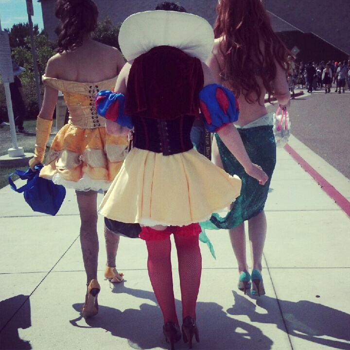 Comic-Con Disney princess cosplay