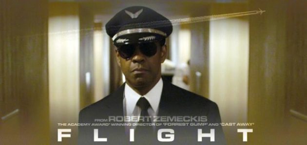 Denzel Washington in Flight.