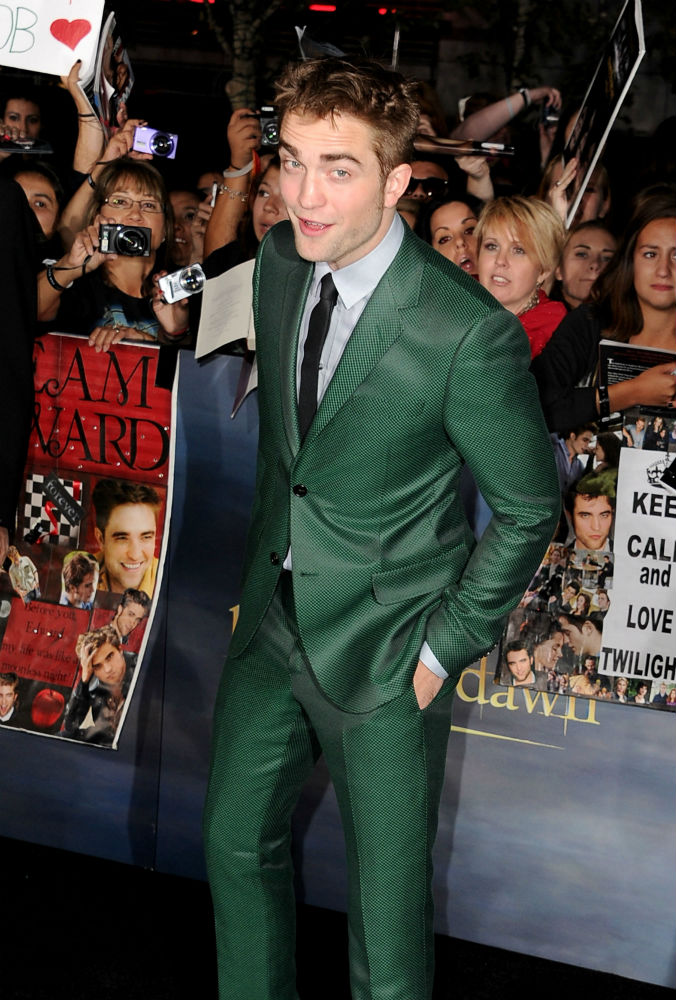 Rob Pattinson green