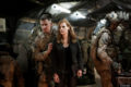 Stationed in a covert base overseas, Jessica Chastain (center) plays a member of the elite team of spies and military operatives who secretly devoted themselves to finding Osama Bin Laden in Columbia Pictures' electrifying new thriller directed by Kathryn Bigelow, ZERO DARK THIRTY.